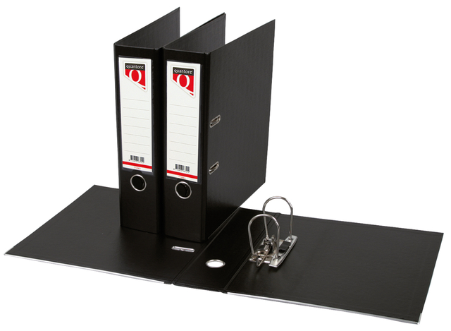 Ordner Quantore A4 80mm PP zwart