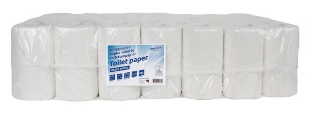 Toiletpapier Cleaninq 3-laags 56x250vel wit