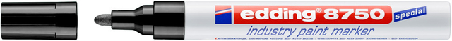 Paintmarker edding 8750 industrie 2-4mm zwart
