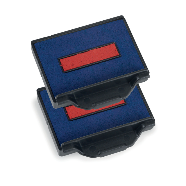 Stempelkussen Trodat Professional 6/50/2 2 stuks blauw en rood