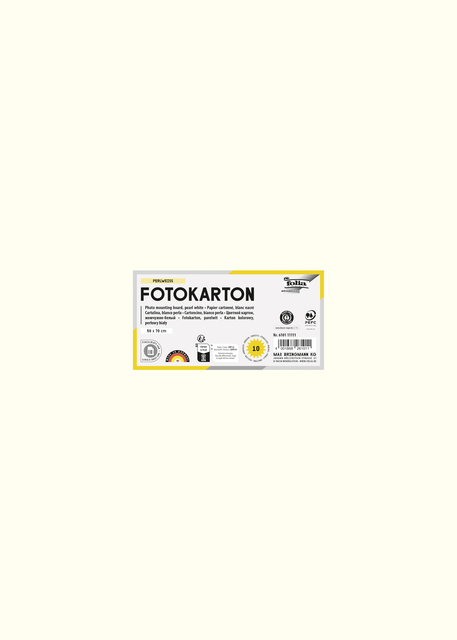 Fotokarton Folia 300gr 50x70cm 01 parelwit