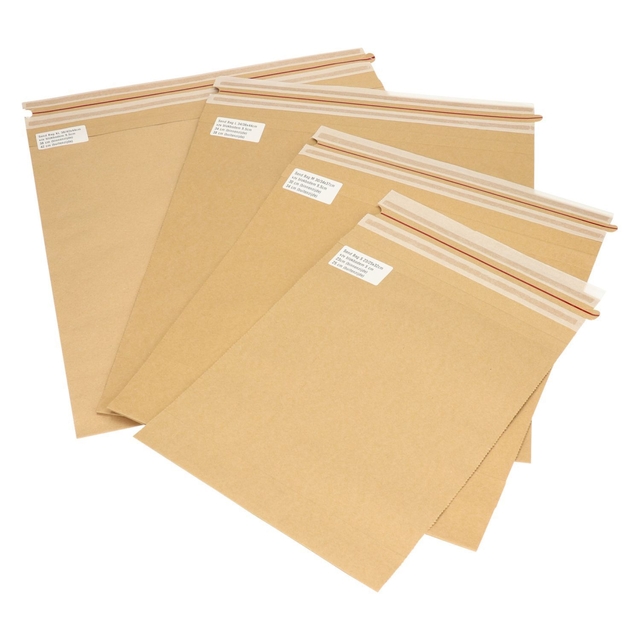 Sendbag verzendverpakking IEZZY 38/42 x 44 + 9,5cm bruin 200 stuks