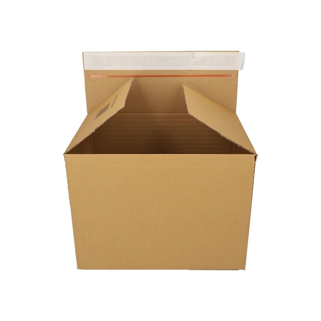 Quickbox IEZZY verstelbare hoogte 460x309x180-300mm B-golf bruin 10st