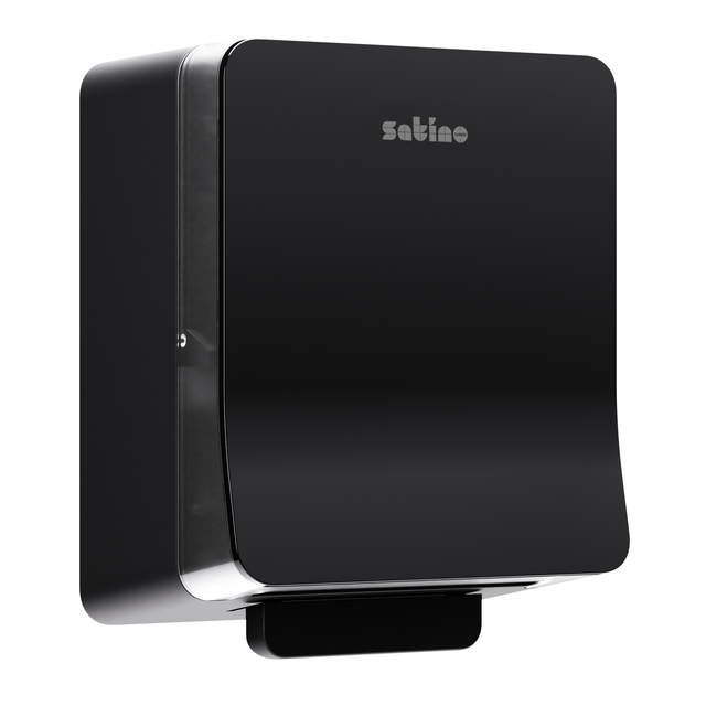 Handdoekroldispenser Satino SYS1 Hyginity zwart 333419