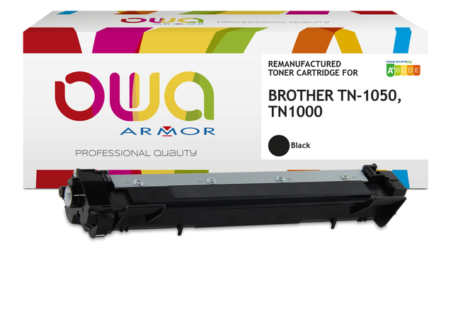 Toner OWA  alternatief tbv Brother TN-1050 zwart jumbo