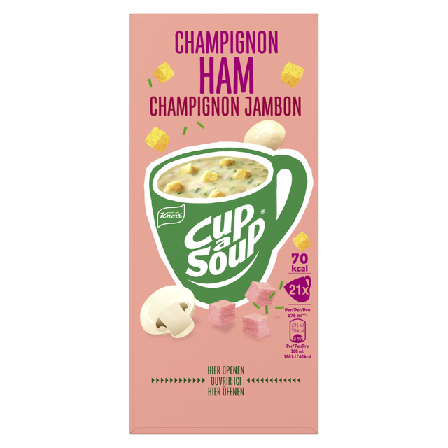 Cup-a-Soup Knorr champignon ham 21x175ml