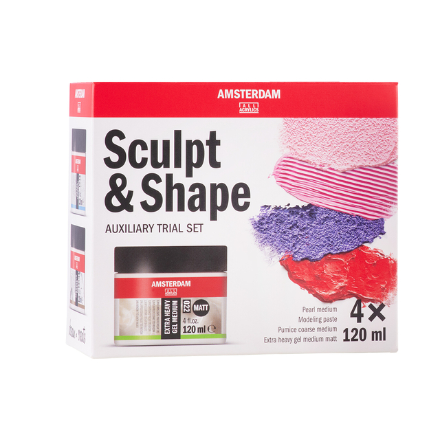 Mediumset Amsterdam Mini Sculpt & Shape set à 4 stuks 120ml