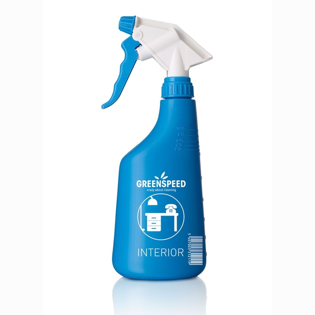 Sprayflacon Greenspeed interieur 650ml leeg blauw