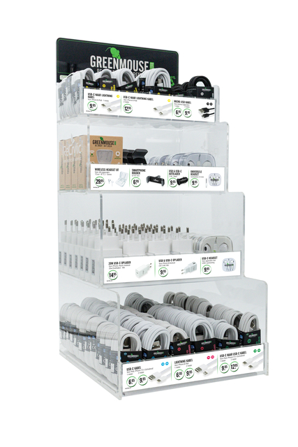 Kassadisplay Green Mouse telefoonaccessoires