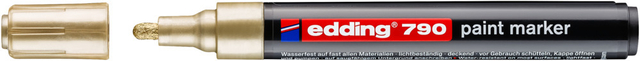 Paintmarker edding 790 op alcoholbasis 2-3mm goud