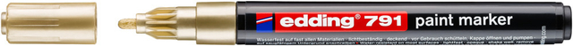 Paintmarker edding 791 op alcoholbasis 1-2mm goud