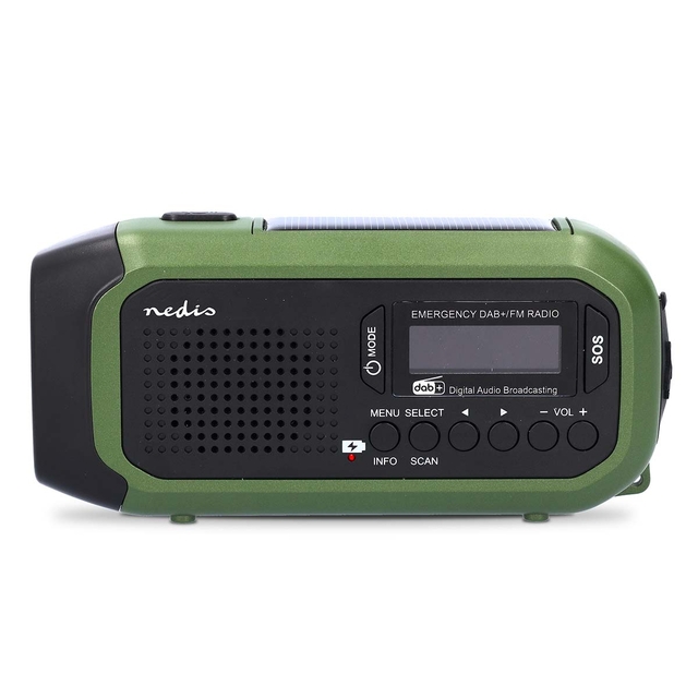 Noodradio Nedis DAB+ FM zonnepaneel