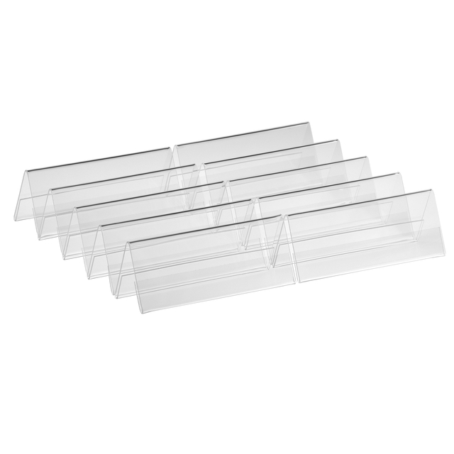 Tafelnaambord Europel A6 gevouwen 10 stuks