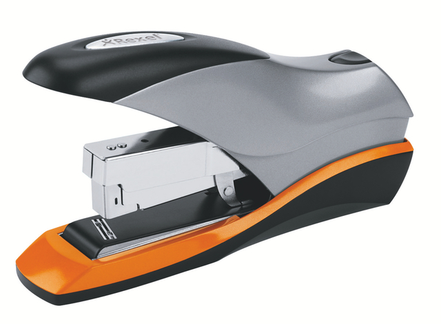 Nietmachine Rexel Optima 70 Low Force Heavy Duty 70vel zwart/zilver