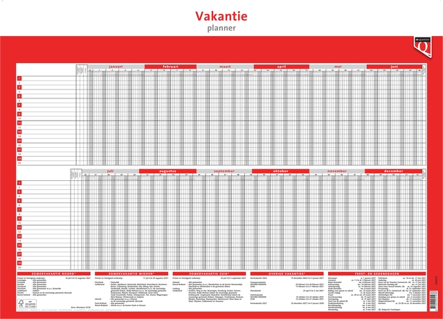 Vakantieplanner 2027 Quantore