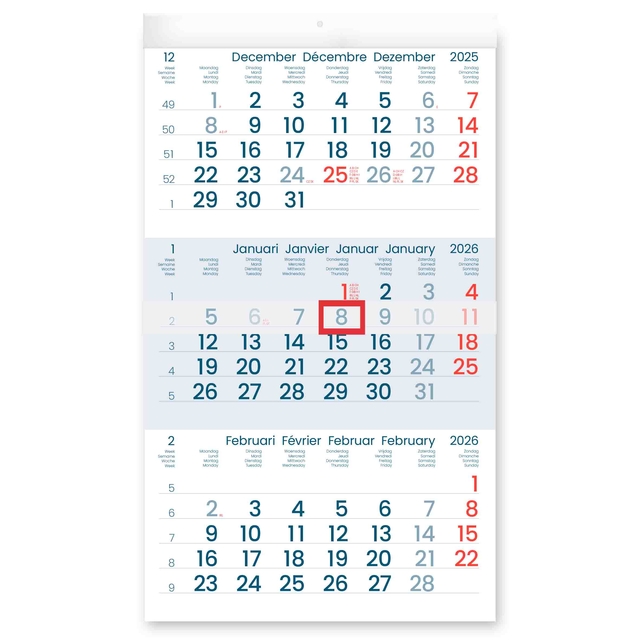 3-Maandskalender 2027 INNI Manager
