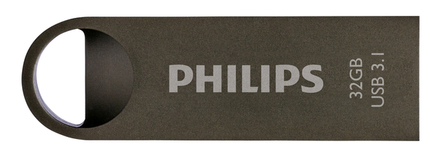 USB stick 3.1 Philips Moon USB-A 32GB grijs