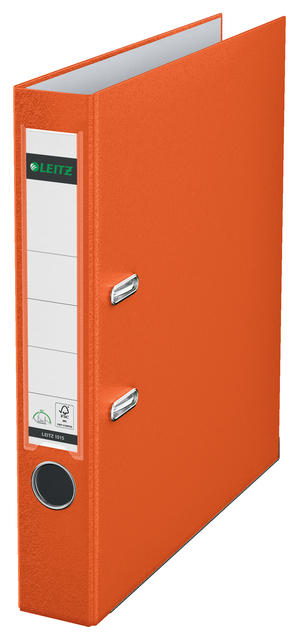 Ordner Leitz 1015 180° 50mm PP A4 oranje
