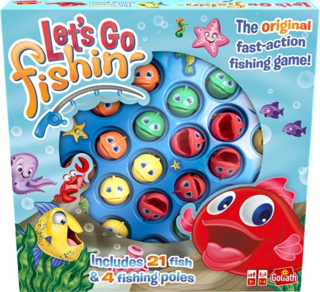 Spel Let's Go Fishing original