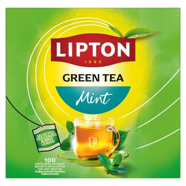 Thee Lipton Balance green tea mint 100x1.5gr