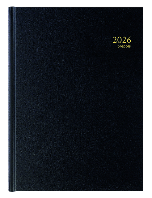 Agenda 2027 Brepols Bremax Santex A4 1dag/2pagina's 8 kolommen zwart
