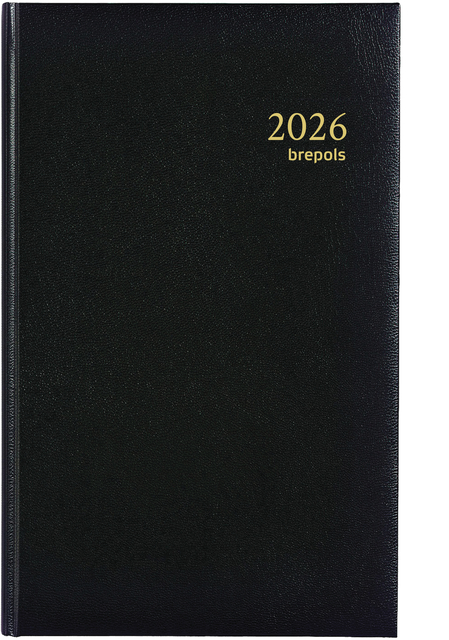 Agenda 2027 Brepols Brefix Lima 1dag/1pagina zwart