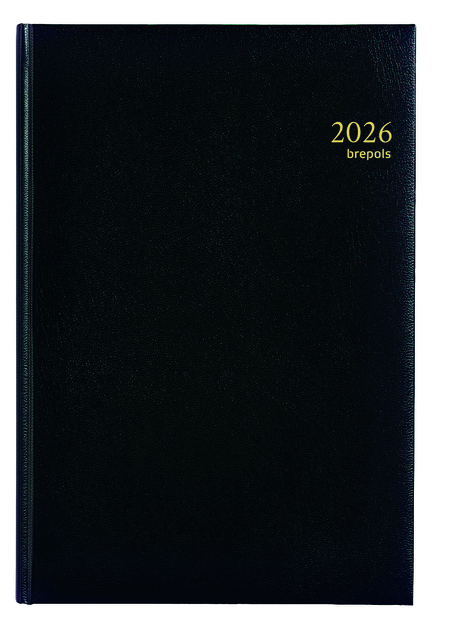 Agenda 2027 Brepols Omega Lima 7dag/2pagina's zwart