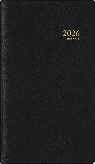 Agenda 2027 Brepols Breplan Genova 7dagen/1pagina zwart