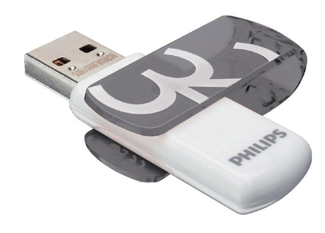 USB stick 2.0 Philips Vivid USB-A 32GB grijs