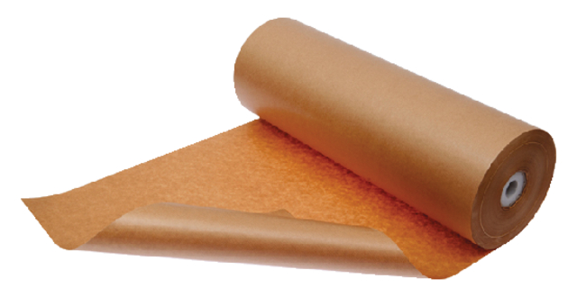 Inpakpapier Kraft gestreept 60gr 100cm x 100m op rol