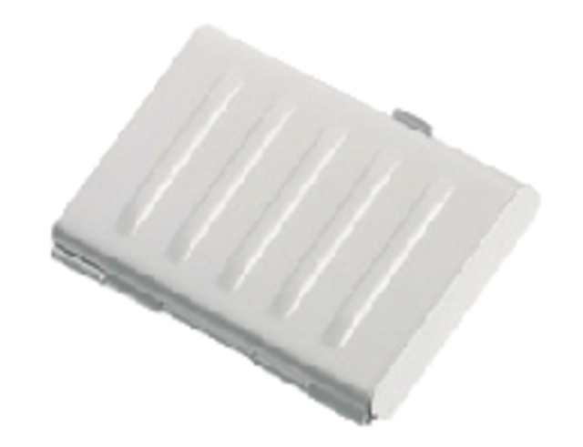 Visitekaartenhouder 2 vaks mat aluminium