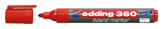 Whiteboardmarker edding 360 rond 1.5-3mm rood