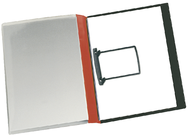 Rapportenmap met JalemaClip A4 rood