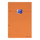 Cursusblok Oxford Orange Notepad A4+ lijn 4-gaats 160 pagina's 80gr oranje
