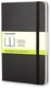 Notitieboek Moleskine large 130x210mm blanco hard cover zwart
