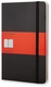 Adresboek Moleskine large 130x210mm hard cover lijn zwart