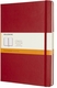 Notitieboek Moleskine XL 190x250mm lijn hard cover scarlet red