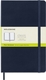 Notitieboek Moleskine large 130x210mm blanco hard cover sapphire blue