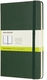 Notitieboek Moleskine large 130x210mm blanco hard cover myrtle green