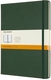 Notitieboek Moleskine XL 190x250mm lijn hard cover myrtle green
