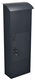 Pakketbrievenbus Helsinki 390x240x1053mm zwart