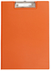 Klembordmap MAUL A4 staand met penlus PVC neon oranje