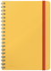 Notitieboek Leitz Cosy B5 160blz 100gr spiraal lijn geel