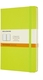 Notitieboek Moleskine large 130x210mm lijn hard cover lemon green