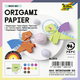 Origami papier Folia 20x20cm transparant 42gr 500 vel in 10 kleuren