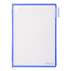 Zichtpaneel Tarifold A4 verticaal blauw 10 stuks