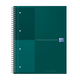 Spiraalblok Oxford International Notebook A4+ lijn 160 pagina's groen