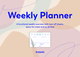 Planner Brepols Weekly A4 7dagen/1pagina horizontaal assorti