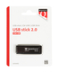 USB stick 2.0 Quantore USB-A 256GB zwart
