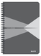 Notitieboek Leitz Office A5 lijn 180 pagina's 80gr grijs grijs
